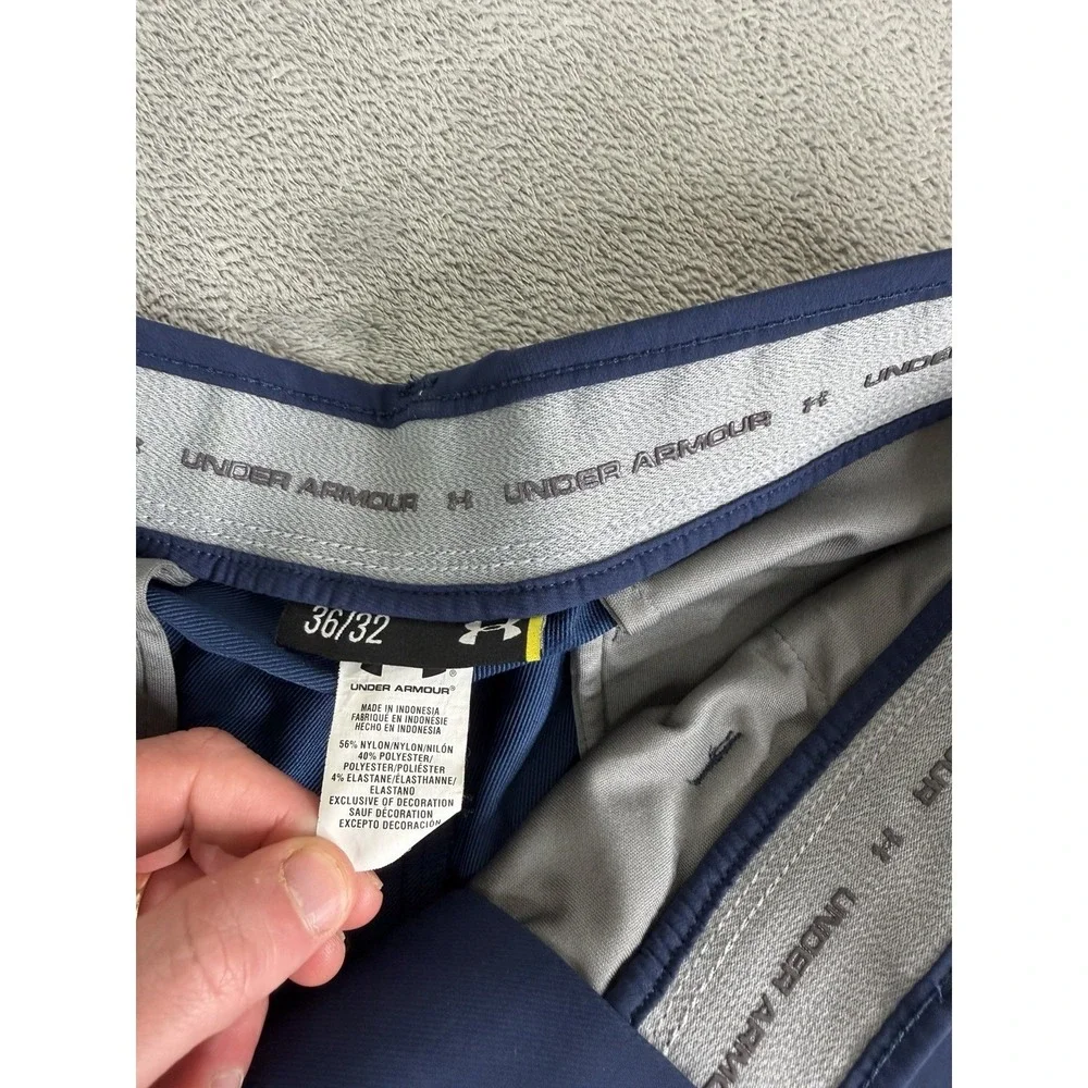 Under Armour Men's Drive Tapered Chino Golf Pants Size 36x32 Blue